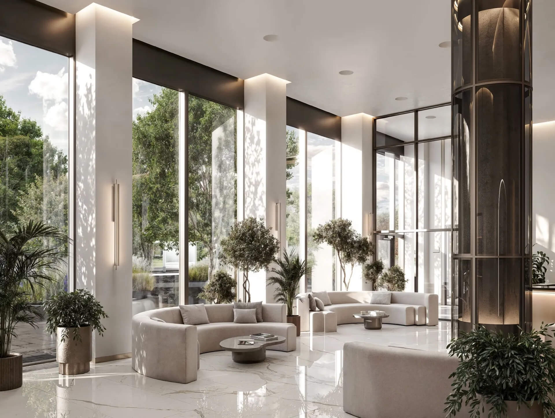 Лобби ЖК «Сезар Будущее»